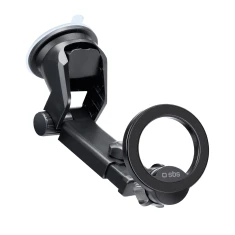 Автотримач SBS TESUPMAGRINGEXT на приладову панель і скло, сумісний з MagSafe Black (8018417445255)