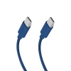 Кабель SBS USB-C - USB-C 1.5m 60W Blue (8018417447792)