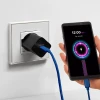 Кабель SBS USB-C - USB-C 1.5m 60W Blue (8018417447792)