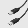 Кабель SBS TECABLETISSUETCCK USB-C - USB-C 1.5m 60W Black (8018417447815)