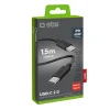 Кабель SBS TECABLETISSUETCCK USB-C - USB-C 1.5m 60W Black (8018417447815)