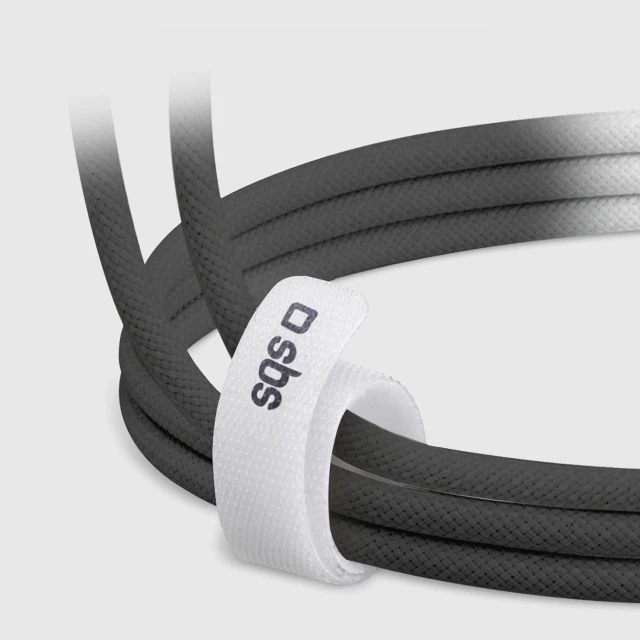 Кабель SBS TECABLETISSUETCCK USB-C - USB-C 1.5m 60W Black (8018417447815)