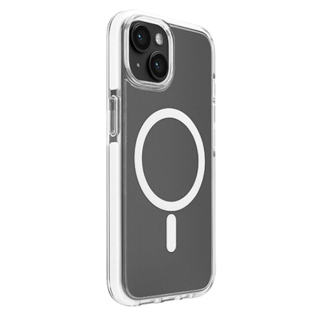 Чохол Puro Litemag Pro для iPhone 15 Transparent (PUIPC1561LITEMPWHI)