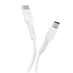 Кабель SBS USB-C - USB-C Power Delivery 25W 1 м White (8018417457647)