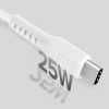 Кабель SBS USB-C - USB-C Power Delivery 25W 1 м White (8018417457647)
