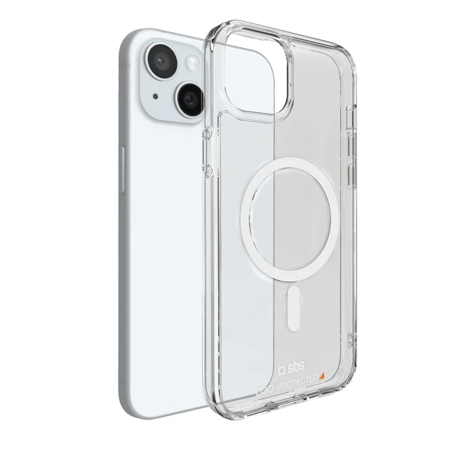 Чохол SBS D3O MagSafe для iPhone 15 Clear with MagSafe (8018417467820)