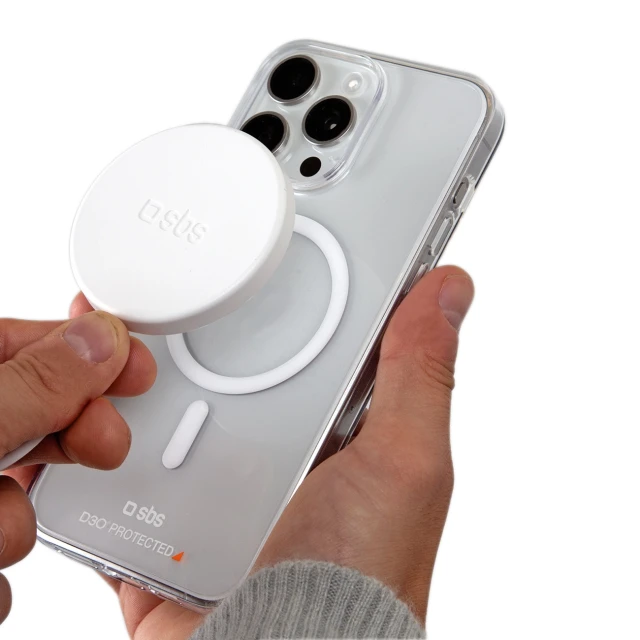 Чохол SBS D3O для iPhone 15 Pro Clear with MagSafe (8018417467837)