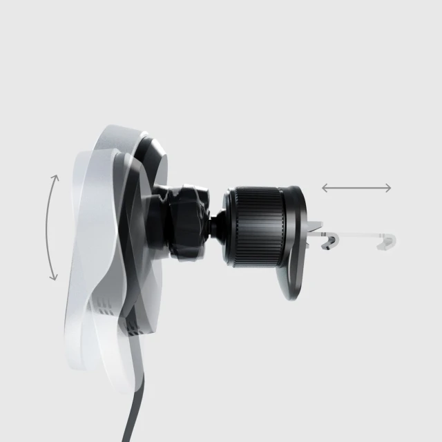 Тримач SBS TESUPP15WRETRACABL зі згортаним кабелем Black with MagSafe (8018417468063)