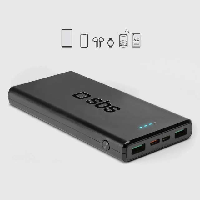 Powerbank SBS 10000 mAh 20W Power Delivery Black (8018417468827)