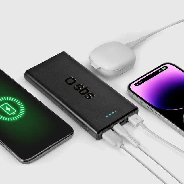 Powerbank SBS 10000 mAh 20W Power Delivery Black (8018417468827)