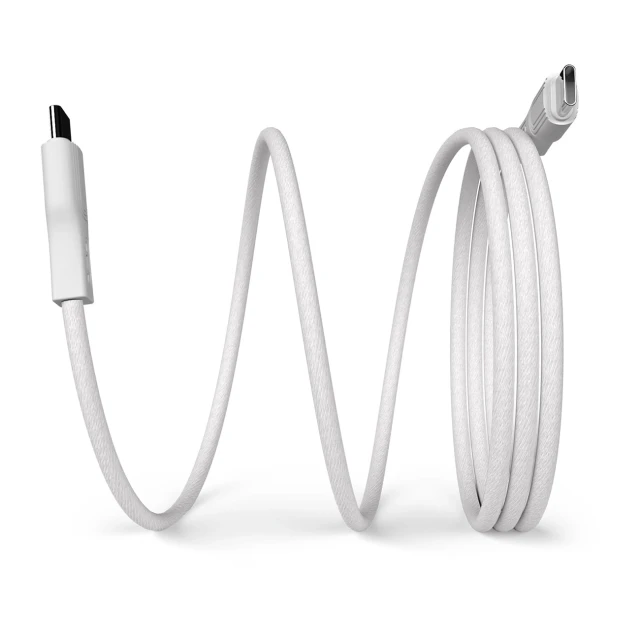 Кабель Puro Magnetic USB-C - USB-C 60W USB 3.2 (20 Gbps) 1m White (8018417469923)