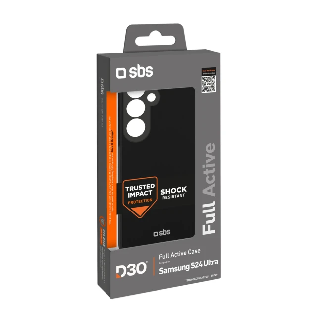 Чохол SBS Full Active D3O для Samsung Galaxy S24 Ultra Black (8018417480249)