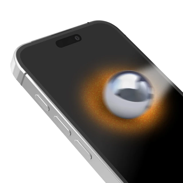 Захисне скло SBS D3O з рамкою для iPhone 14 Pro (8018417480584)