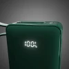 Powerbank SBS 10000 mAh 20W з вбудованим кабелем USB-C Green (8018417481383)