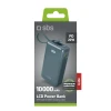 Powerbank SBS 10000 mAh 20W з вбудованим кабелем USB-C та цифровим дисплеєм Grey (8018417481406)