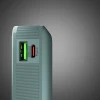 Powerbank SBS 10000 mAh 20W з вбудованим кабелем USB-C та цифровим дисплеєм Grey (8018417481406)