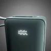 Powerbank SBS 10000 mAh 20W з вбудованим кабелем USB-C та цифровим дисплеєм Grey (8018417481406)