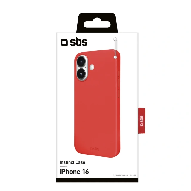 Чохол SBS Instinct для iPhone 16 Red (8018417482083)