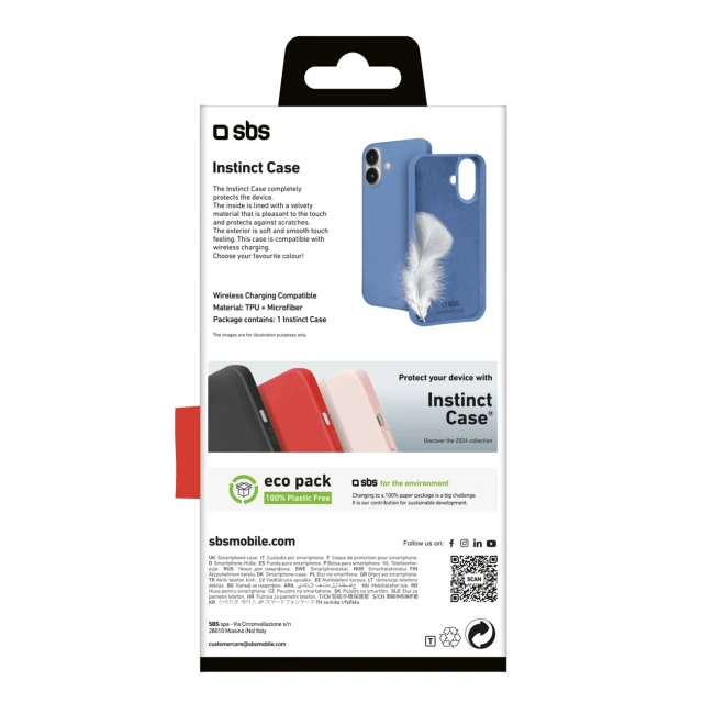 Чохол SBS Instinct для iPhone 16 Plus Blue (8018417482137)