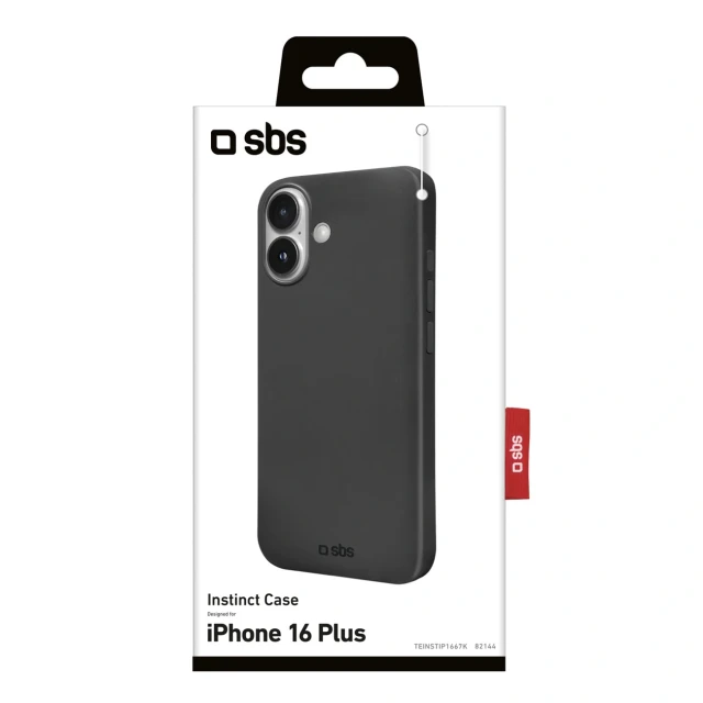 Чехол SBS Instinct для iPhone 16 Plus Black (8018417482144)
