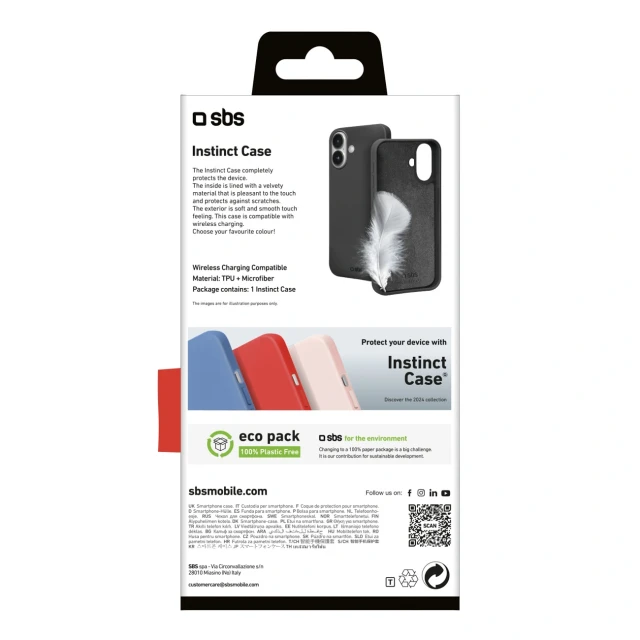 Чехол SBS Instinct для iPhone 16 Plus Black (8018417482144)