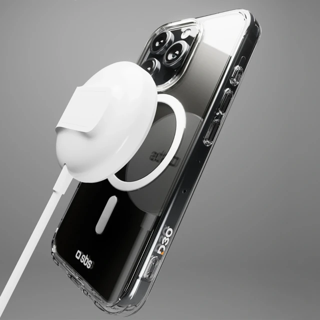 Чохол SBS Extreme Mag D3O для iPhone 16 Pro Clear with MagSafe (8018417482687)