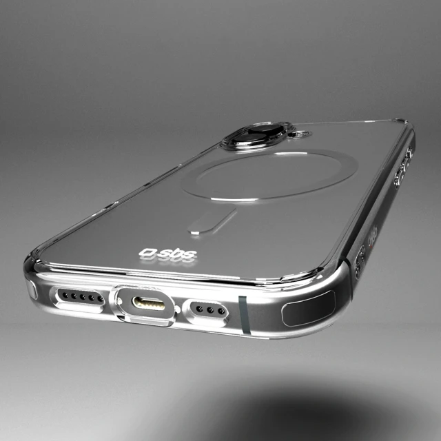 Чохол SBS Extreme Mag D3O MagSafe для iPhone 16 Plus Clear with MagSafe (8018417482694)