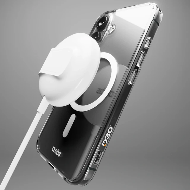 Чохол SBS Extreme Mag D3O MagSafe для iPhone 16 Plus Clear with MagSafe (8018417482694)