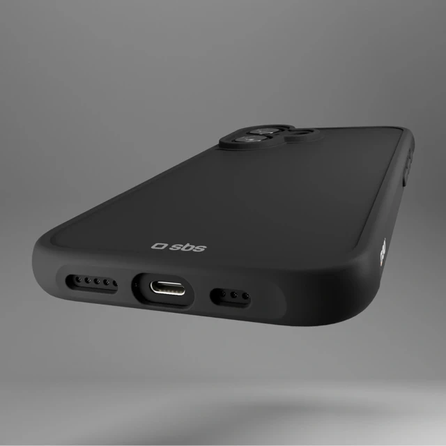 Чехол SBS Full Active D3O для iPhone 16 Black (8018417482717)