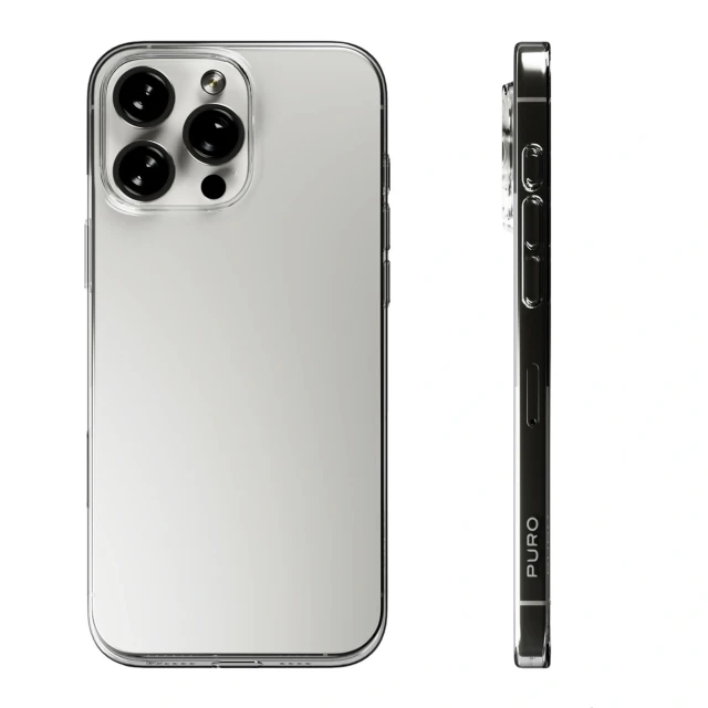 Чехол Puro 03 Nude для iPhone 16 Pro Max Transparent (8018417484964)