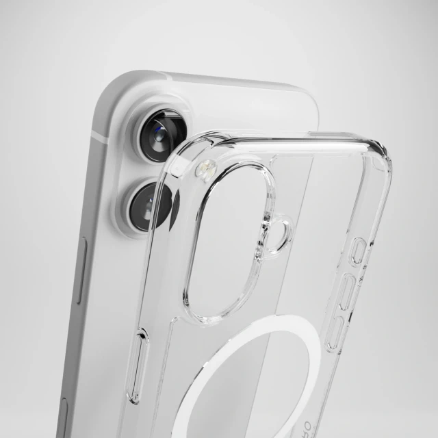 Чохол Puro Impact Clear D3O для iPhone 16 Clear with MagSafe (8018417485053)