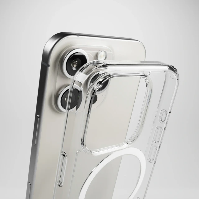 Чехол Puro Impact Clear D3O для iPhone 16 Pro Clear with MagSafe (8018417485077)