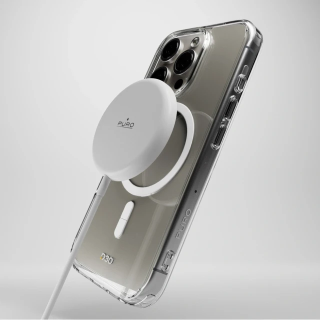 Чехол Puro Impact Clear D3O для iPhone 16 Pro Clear with MagSafe (8018417485077)