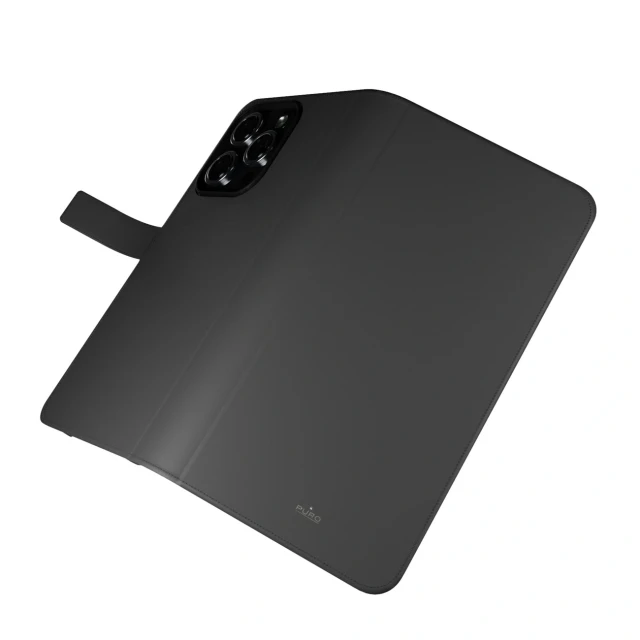 Чохол Puro Wallet Detachable для iPhone 16 Pro Black with MagSafe (8018417485114)