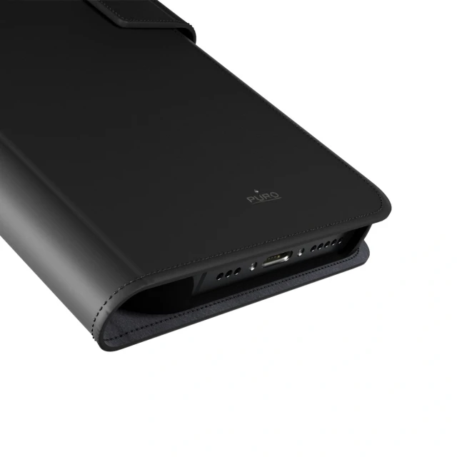 Чохол Puro Wallet Detachable для iPhone 16 Pro Black with MagSafe (8018417485114)