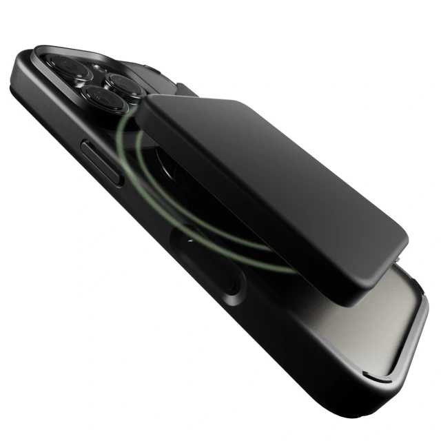 Чехол Puro Book Mag для iPhone 16 Pro Max Black with MagSafe (8018417485169)