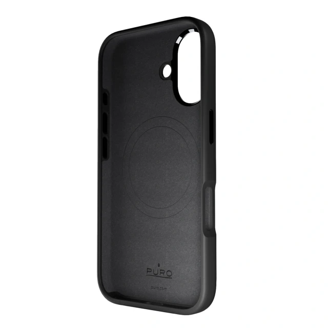 Чохол Puro Icon Mag Pro для iPhone 16 Black with MagSafe (8018417485176)