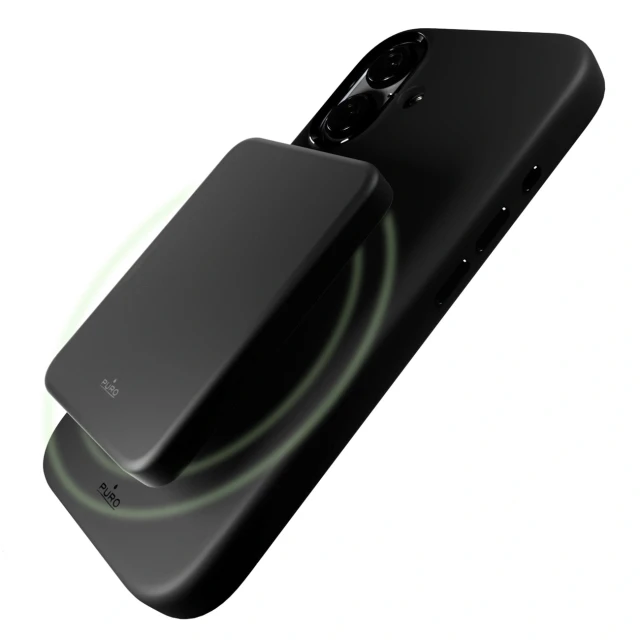 Чохол Puro Icon Mag Pro для iPhone 16 Black with MagSafe (8018417485176)