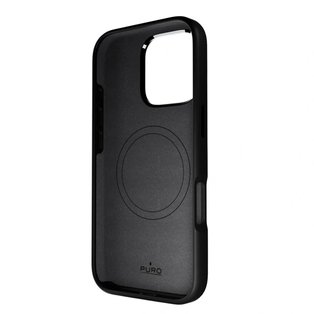 Чохол Puro Icon Mag Pro для iPhone 16 Pro Black with MagSafe (8018417485190)