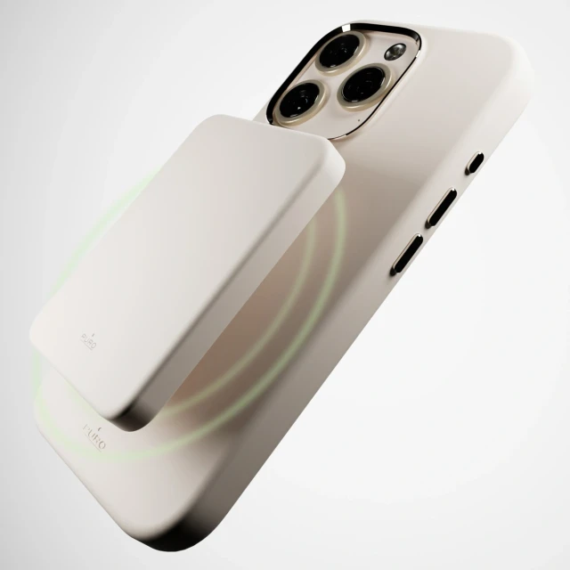 Чохол Puro Icon Mag Pro для iPhone 16 Pro Beige with MagSafe (8018417485237)