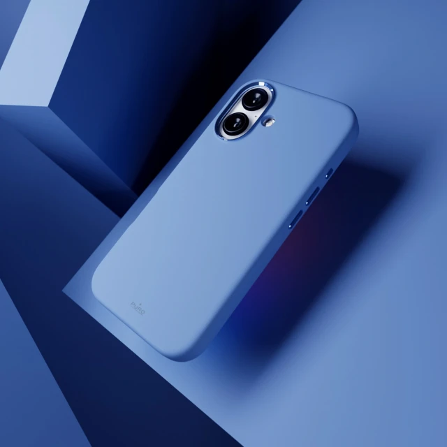 Чохол Puro Icon Mag Pro для iPhone 16 Blue with MagSafe (8018417485251)