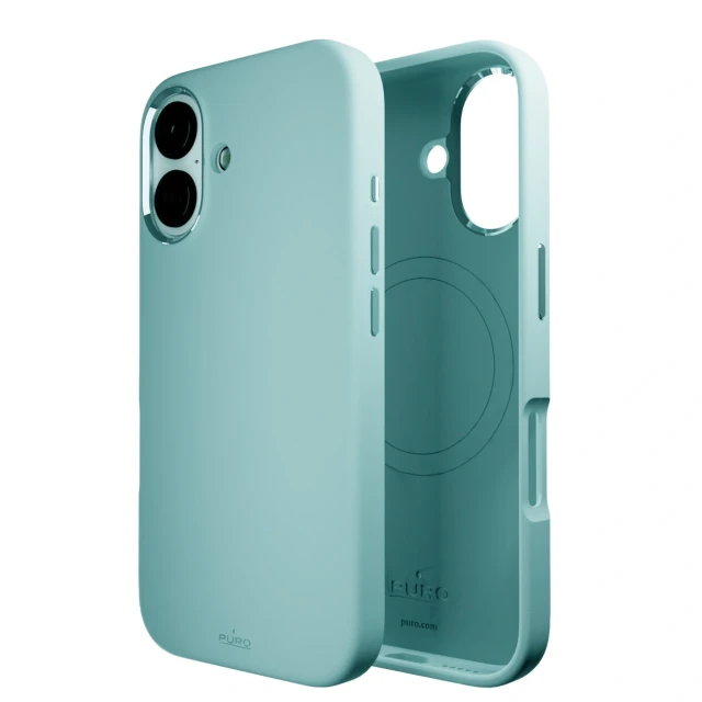 Чохол Puro Icon Mag Pro для iPhone 16 Green with MagSafe (8018417485268)