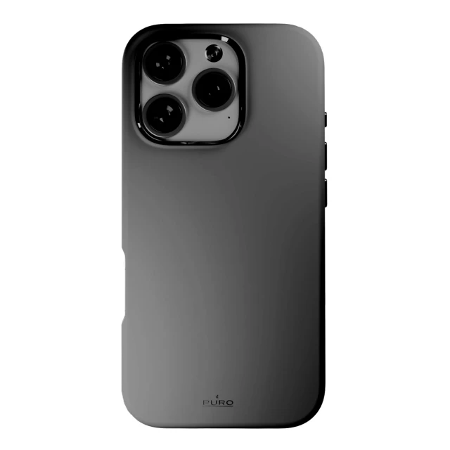 Чохол Puro Icon Mag Pro для iPhone 16 Pro Grey with MagSafe (8018417485275)