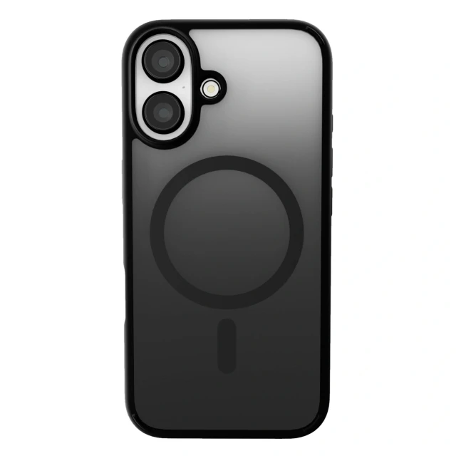 Чохол Puro Gradient для iPhone 16 Black with MagSafe (8018417485299)