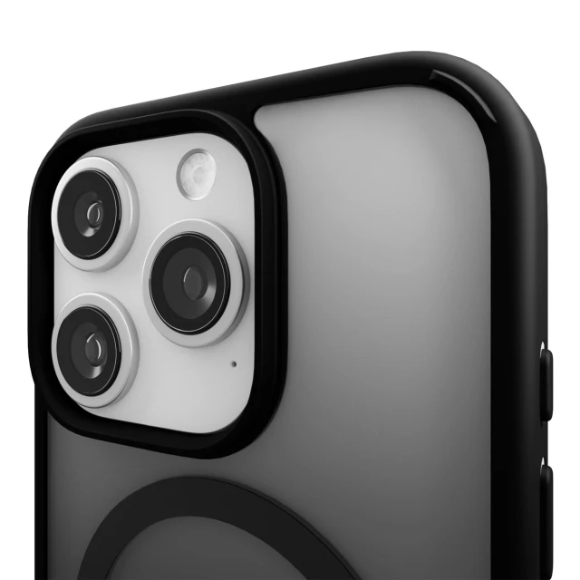 Чохол Puro Gradient для iPhone 16 Pro Black with MagSafe (8018417485312)