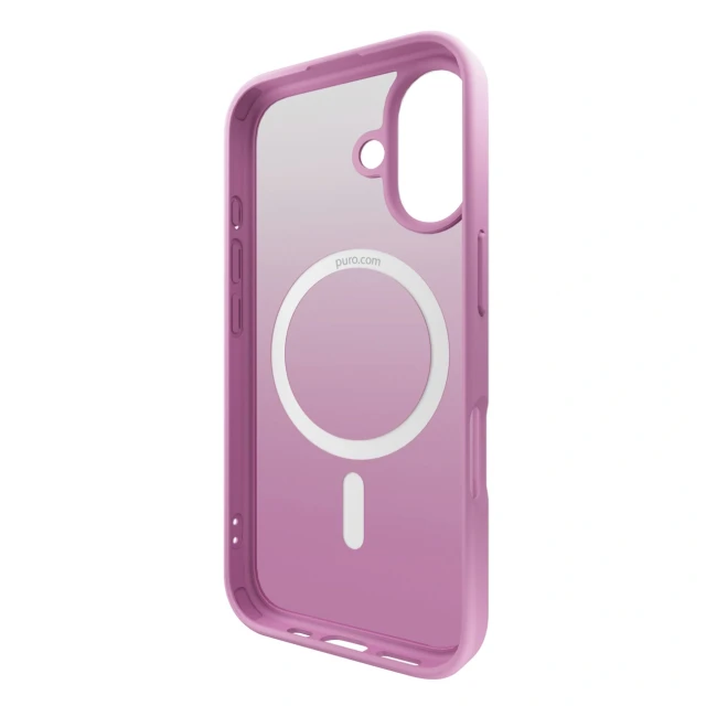 Чохол Puro Gradient для iPhone 16 Pink with MagSafe (8018417485336)
