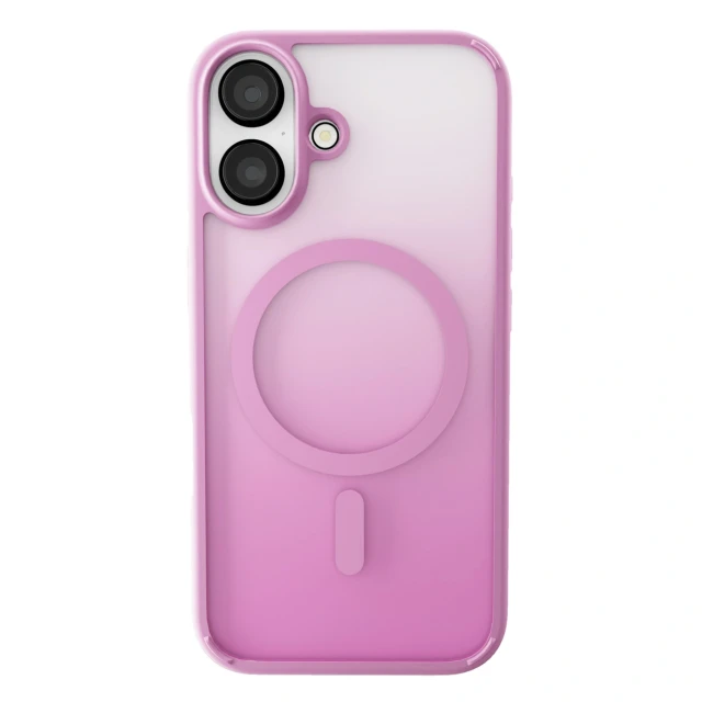 Чохол Puro Gradient для iPhone 16 Pink with MagSafe (8018417485336)