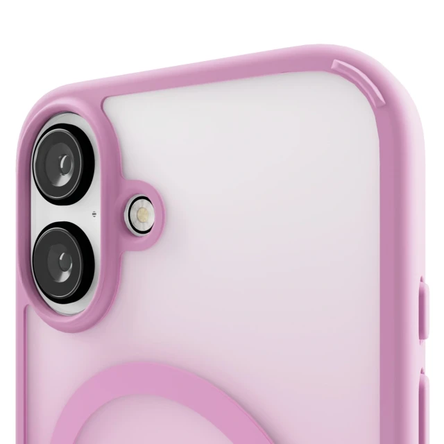 Чохол Puro Gradient для iPhone 16 Pink with MagSafe (8018417485336)