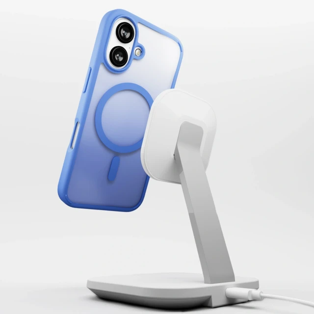 Чехол Puro Gradient для iPhone 16 Blue with MagSafe (8018417485343)
