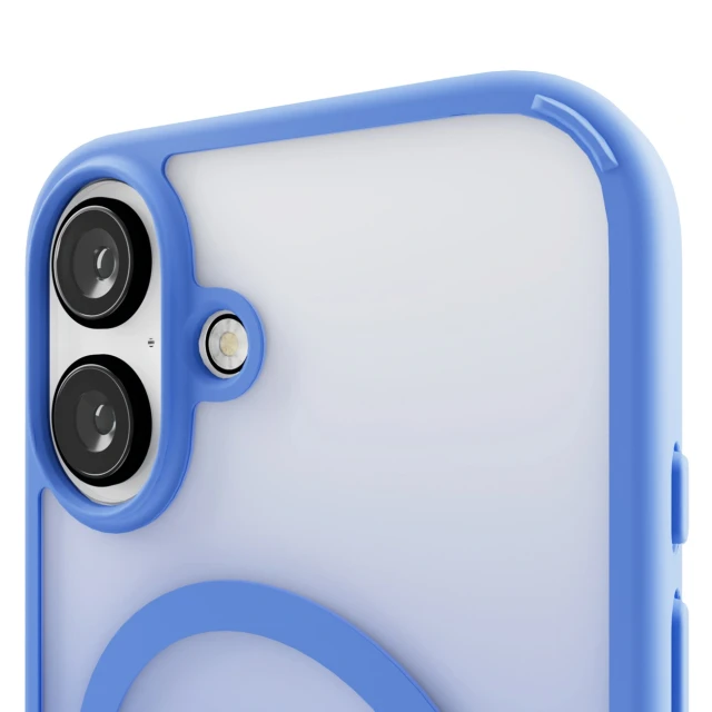 Чехол Puro Gradient для iPhone 16 Blue with MagSafe (8018417485343)